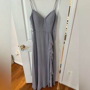 Elegant Purple Sleeveless Dress